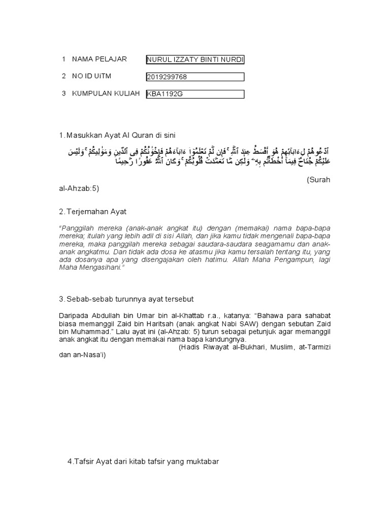 Analisis Ayat Ctu151 Pdf