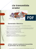 Potencia Transmitida Al Generador