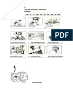 Present Continuous Worksheet