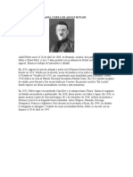 Biografía Corta de Adolf Hitler