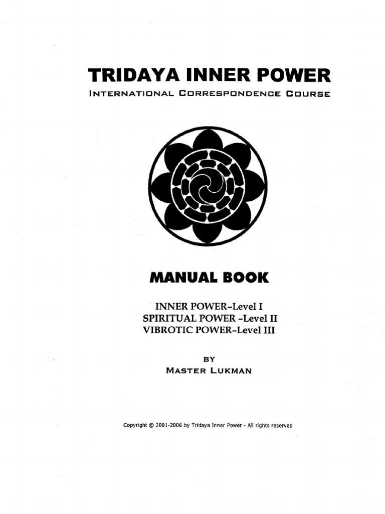 34344973 Tridaya Inner Power LEVEL 1 Qi Prana