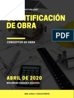 Cuantificación de Obra