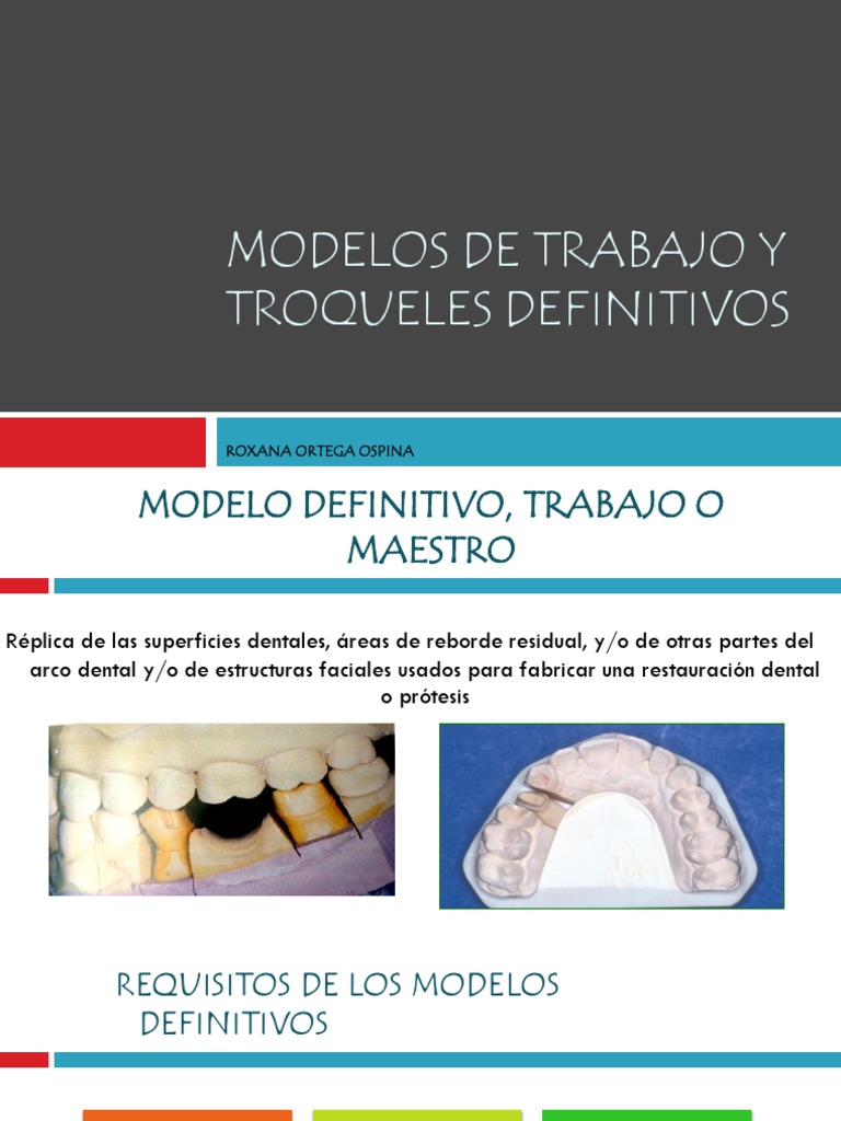 Modelos y Troqueles 2020 | PDF | Dentadura postiza | Yeso