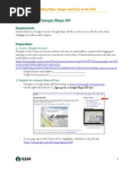 Activity: Using Google Maps API: Requirements