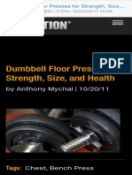 Dumbbell Floor Presses For Strength, Size, and Health T Nation