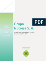 Grupo Nutresa Estados Financieros Separados 2019 PDF