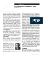 Corrosion Detection in Welds and Heat-Affected Zones Using Ultrasonic Lamb Waves