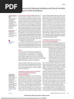 A Framework For Rationing Ventilators and Critical Care Beds During The COVID-19 Pandemic
