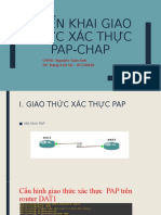 Triển khai giao thức xác thực pap-chap