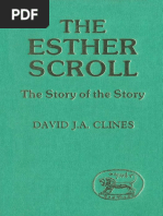 (Journal For The Study of The Old Testament Supplement Series 30) David J. A. Clines - The Esther Scroll - The Story of The Story (JSOT Supplement Series) - Sheffield Academic Press (1984) PDF