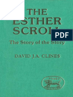 (Journal For The Study of The Old Testament Supplement Series 30) David J. A. Clines - The Esther Scroll - The Story of The Story (JSOT Supplement Series) - Sheffield Academic Press (1984) PDF