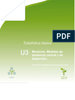 Estadística Básica - Planeacion Didáctica - U3