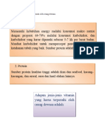 Asupan Gizi Yang Harus Dipenuhi Oleh Orang Dewasa