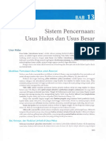 Bab 13 Sistem Pencernaan - Usus Halus Dan Usus Besar PDF