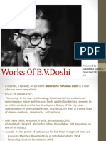 Works of B.V.Doshi: Presented By-Aakanksha Gupta (17) Parul Jain (18) 3-B