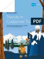 Trends in Customer Trust: Research Brief