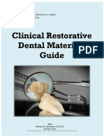 Clinical Restorative Dental Materials Guide: University of California Los Angeles School of Dentistry
