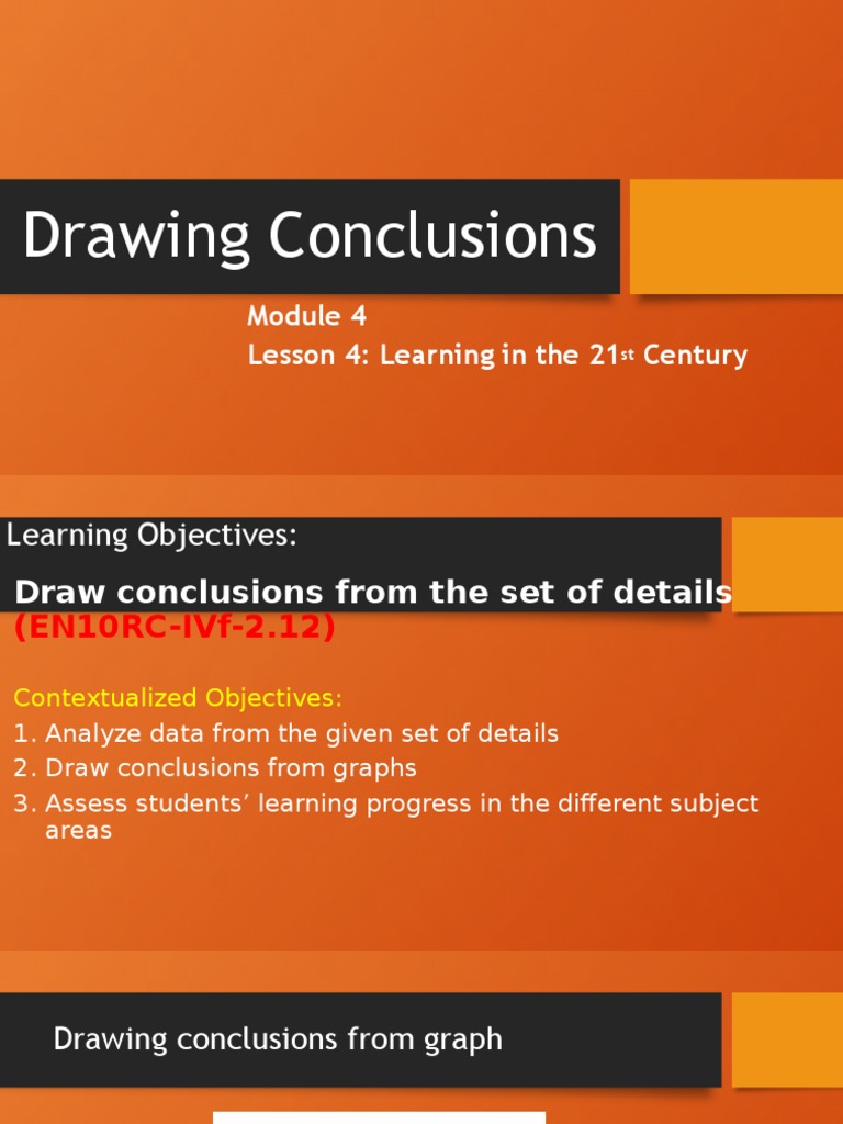 Drawing Conclusions from Graphs | PDF | Data | Learning
