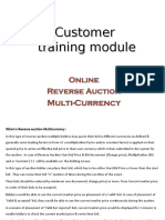 Reverse Auction (Multicurrency) Module