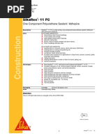 Sikaflex®-1c SL Data Sheet | PDF | Concrete | Paint