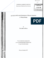 Factors Influencing Voter Abstention in Western Europe