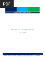 Private Preview - 2019 Update Rollup 1: User's Guide