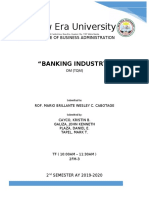 New Era University: "Banking Industry"