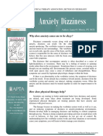 Anxiety Dizziness: Why Does Anxiety Cause Me To Be Dizzy?