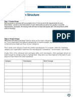 Module 1 Work Breakdown Structure PDF
