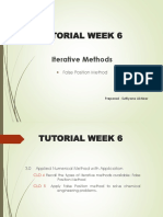 TUTORIAL WEEK 9 - False Position PDF