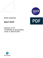 ASE20104 - Mark Scheme - April 2019 PDF