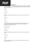 University of Cebu Metc: Sto Competency 2 Assessment Questionnaires For Validation Engine