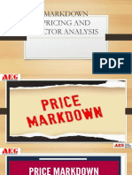 Markdown Pricing and Factor Analysis