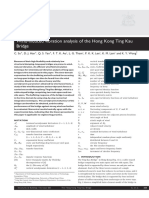 Wind-Induced Vibration Analysis of The Hong Kong Ting Kau Bridge