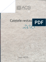 Caietele Restaurarii 2013 PDF