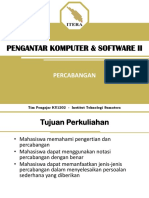 Pertemuan 7 - Percabangan PDF