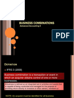 Business Combinations: Advanced Accounting II