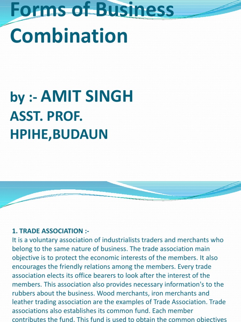 Business Combinations Explained | PDF | Profit (Economics) | Monopoly