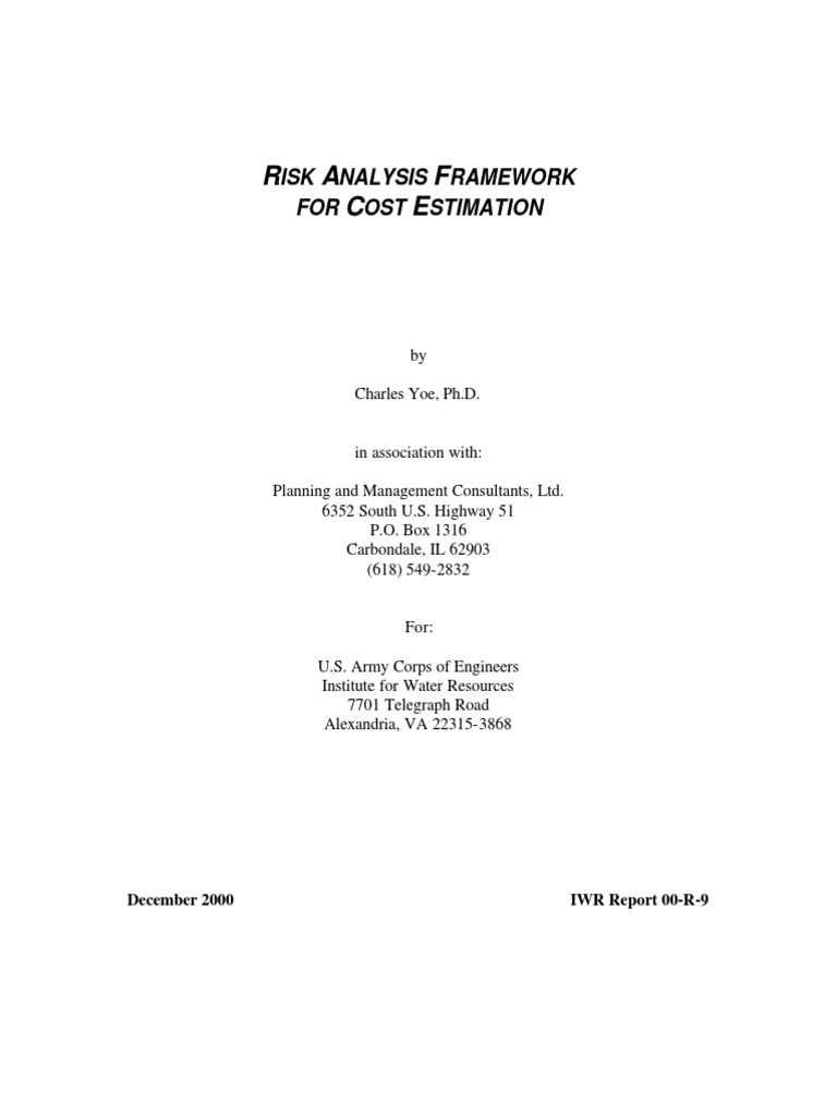 Risk Analysis Framework | PDF | Risk | Risk Management
