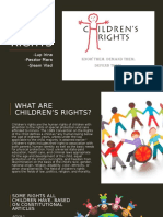 Childr En'S Rights: - Lup Irina - Pasztor Mara - Șleam Vlad