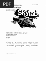 MSFC Skylab Extravehicular Activity Development Report