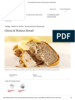 Citrus & Walnut Bread Recipe - Kenwood Singapore - Bread Maker