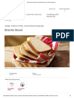 Delicious Brioche Bread - Bread Maker Recipe - Kenwood Singapore