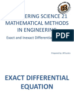 Exact and Inexact Differential Equation