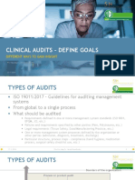 Clinical Audits - Define Goals: Different Ways To Gain Insight