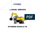 Manual Service Hyundai R360lc-7a - Inglês