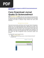 Panduan Download Jurnal di Sciencedirect | PDF