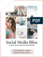 Social Media Bliss 10 Tips To Get The Most From Social Media EverythingEtsy - Com and Business Bliss Society