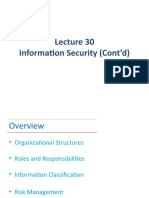 Information Security (Cont'd)