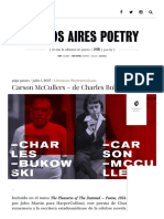 Carson McCullers - de Charles Bukowski - Buenos Aires Poetry